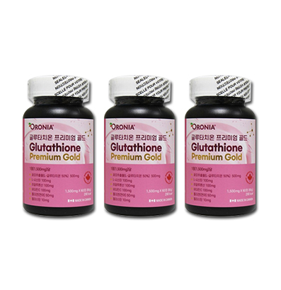 오로니아 글루타치온 골드 콜라겐 1500mg x 60정 3통(6개월분)