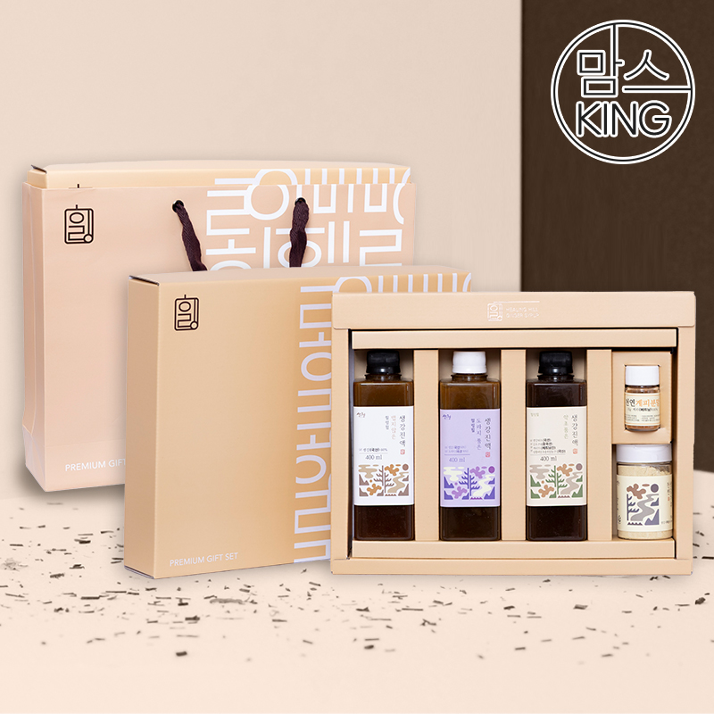 [맘스킹]힐링힐 지리산 산청에서 만든 생강진액 선물세트 3호