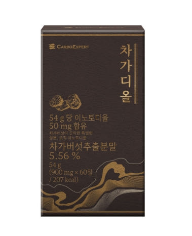 차가버섯 이노토디올 차가디올 120정 치커리 뿌리 추출물 분말 차가버섯추출분말 농축액