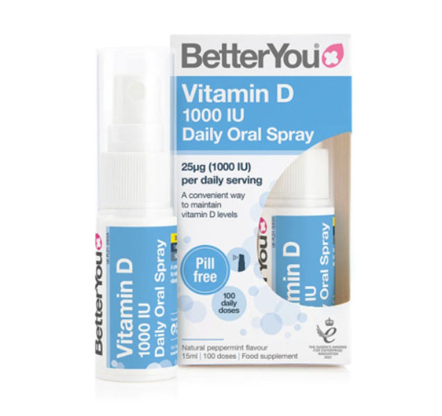BETTERYOU 베러유 비타민D 1000IU 구강 스프레이 페퍼민트맛 15ml