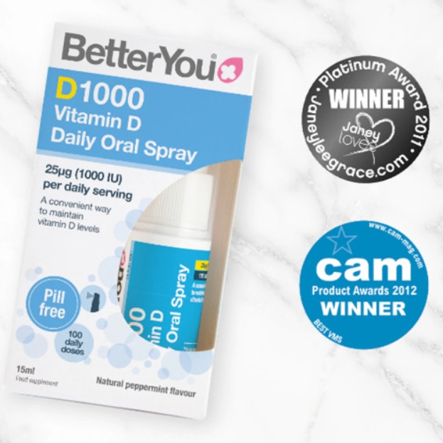 BETTERYOU 베러유 비타민D 1000IU 구강 스프레이 페퍼민트맛 15ml