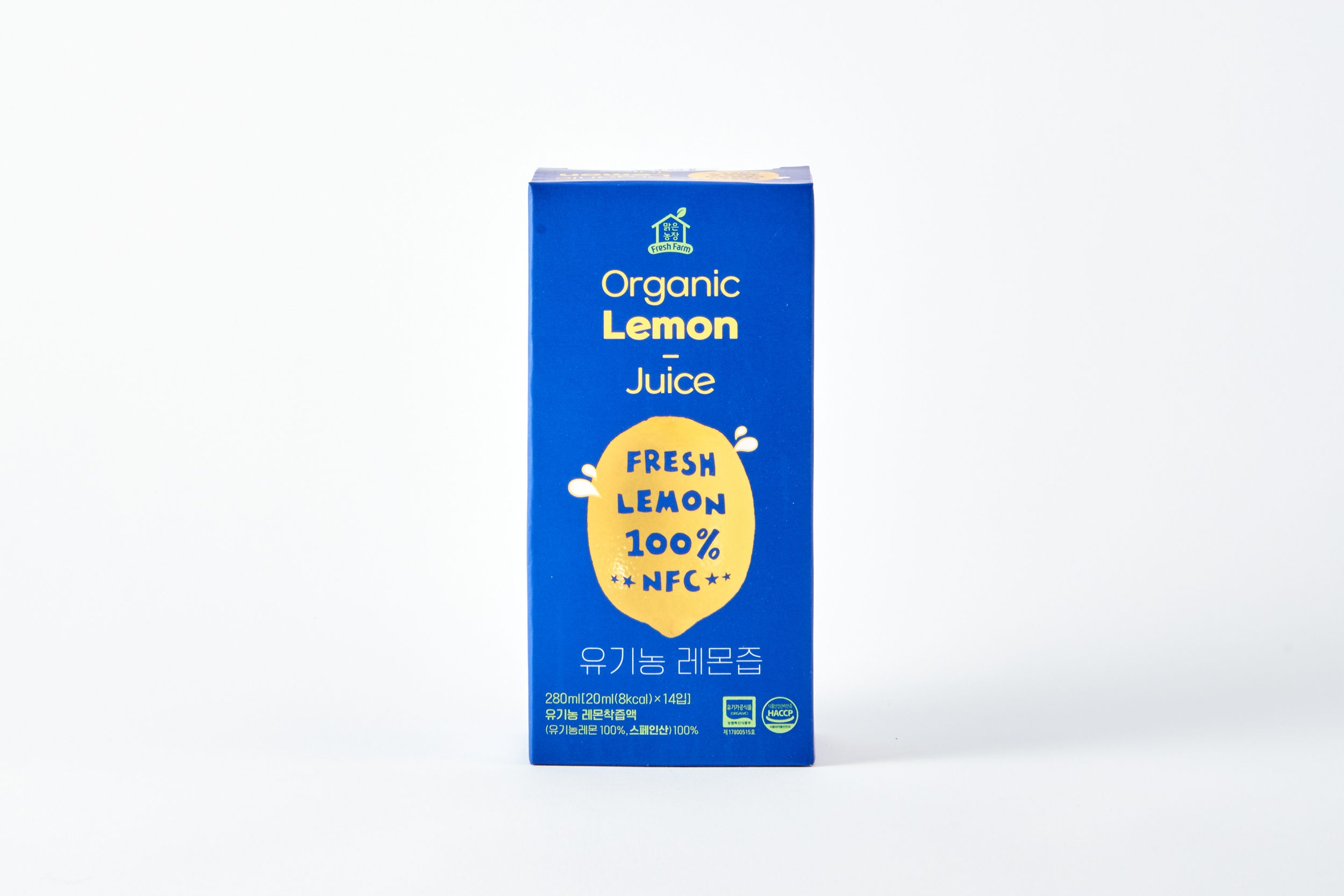 맑은농장 100% 유기농 레몬즙 선물세트 (14입x3박스)