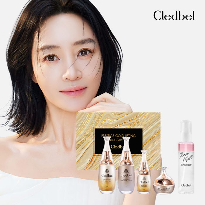 [끌레드벨] 프레스티지 골드 리프팅 스킨케어 (4종) 세트 + 끌레드벨 로즈 미스트100ml 대표이미지 섬네일