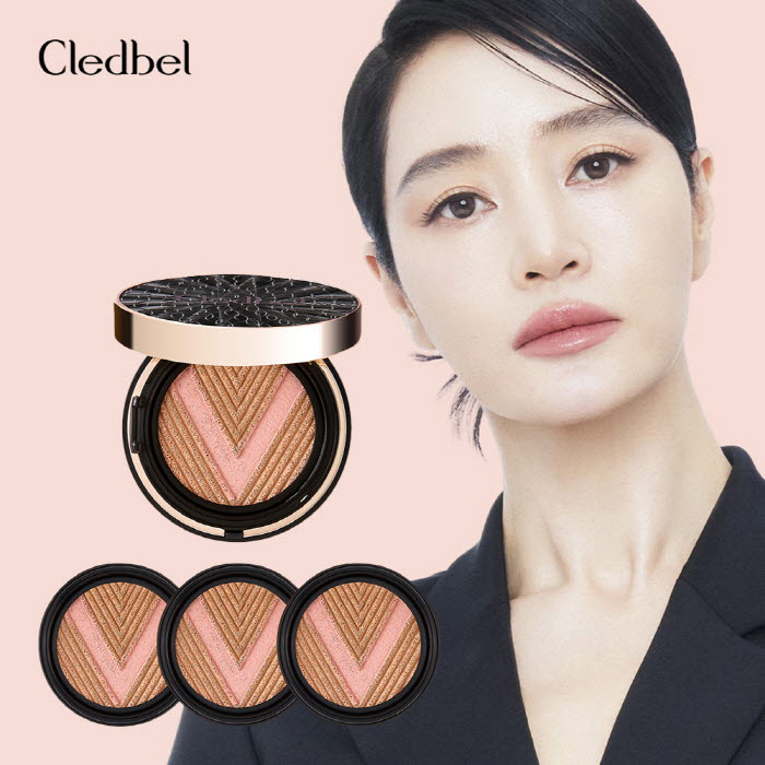 [끌레드벨] 글로우파워 리프트 V 쿠션 -블랙(본품1개+리필3개) 대표이미지 섬네일