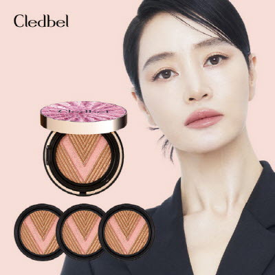 [끌레드벨] 글로우파워 리프트 V 쿠션 -핑크(본품1개+리필3개)