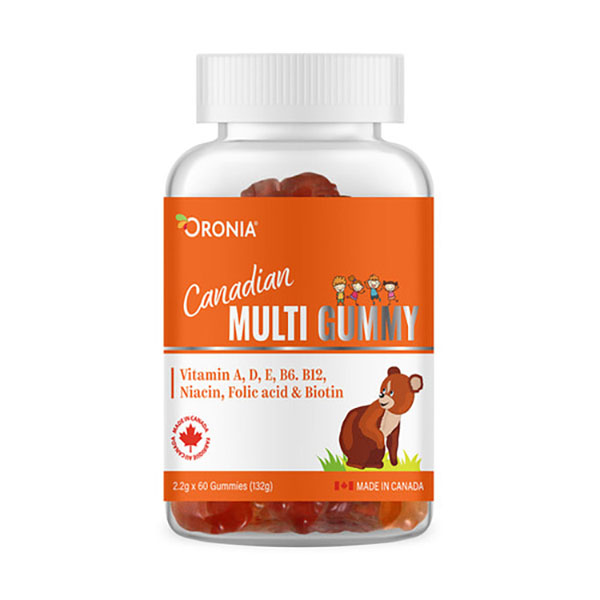 오로니아 캐나다 멀티 비타민 꾸미 과일맛 2.2g x 60정 2통 (4개월분)