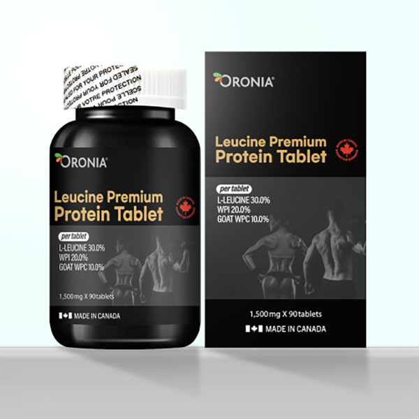 오로니아 류신 단백질 타블렛 L로이신 1500mg x 90정 2통 (6개월분)