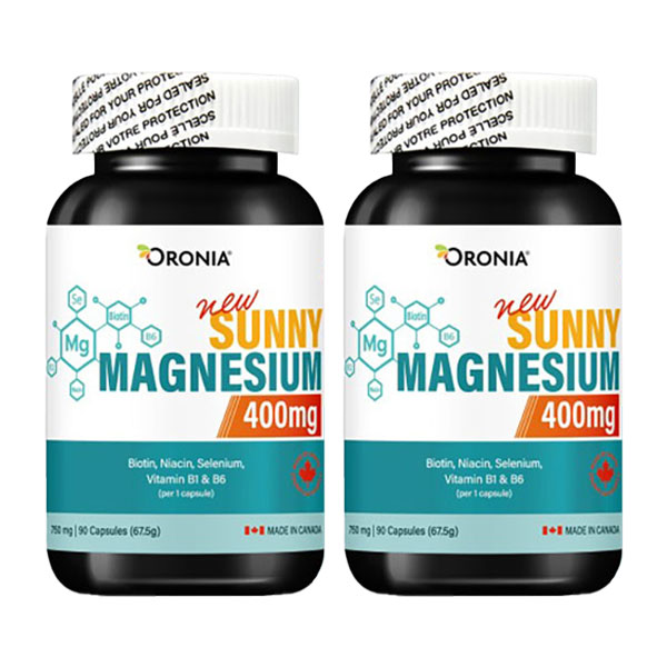 오로니아 써니 마그네슘 750mg x 90캡슐 2통 (6개월분)
