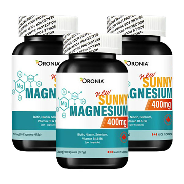 오로니아 써니 마그네슘 750mg x 90캡슐 3통 (9개월분)