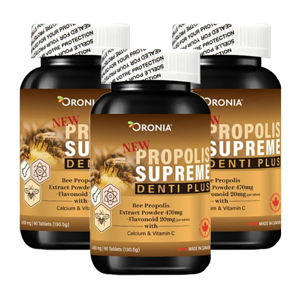 오로니아 뉴 프로폴리스 슈프림 항산화 520mg x 90캡슐 3통 (9개월분)