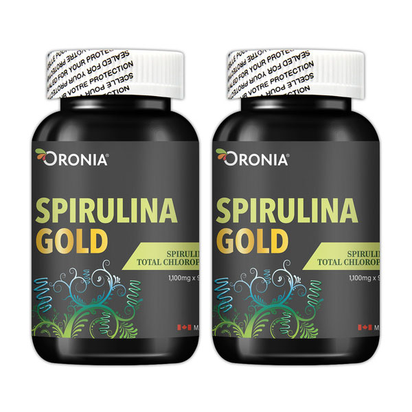 오로니아 스피루리나 골드 엽록소 1100mg x 90정 2통 (6개월분)