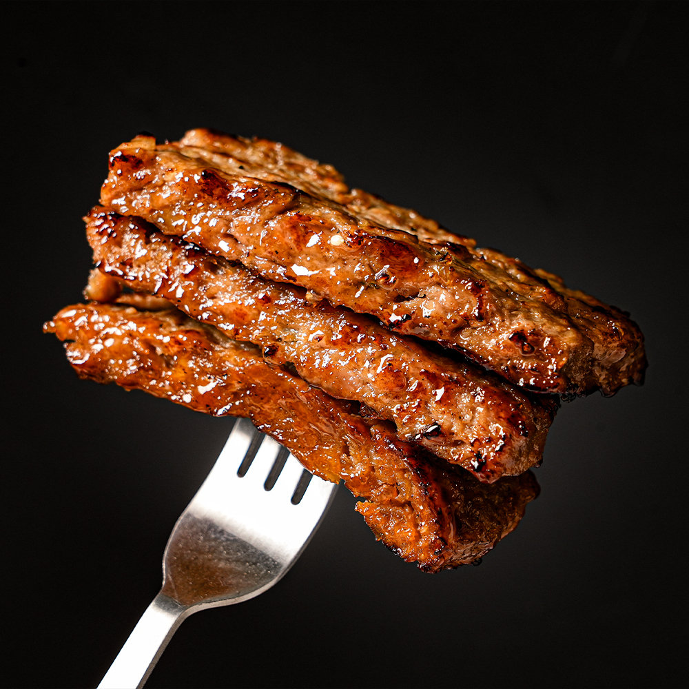 수제 구운 떡갈비 아기 한돈 무항생제 돼지고기 햄버거패티 90g