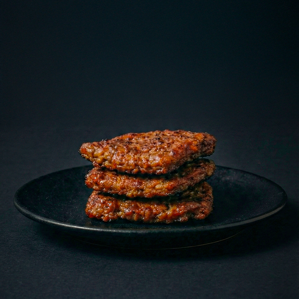 수제 구운 떡갈비 아기 한돈 무항생제 돼지고기 햄버거패티 90g