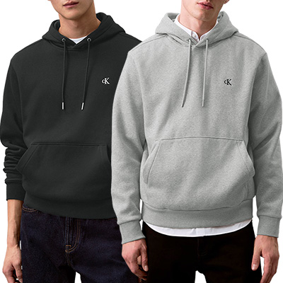 캘빈클라인 아카이브 플리스 후드긴팔 2컬러 택1