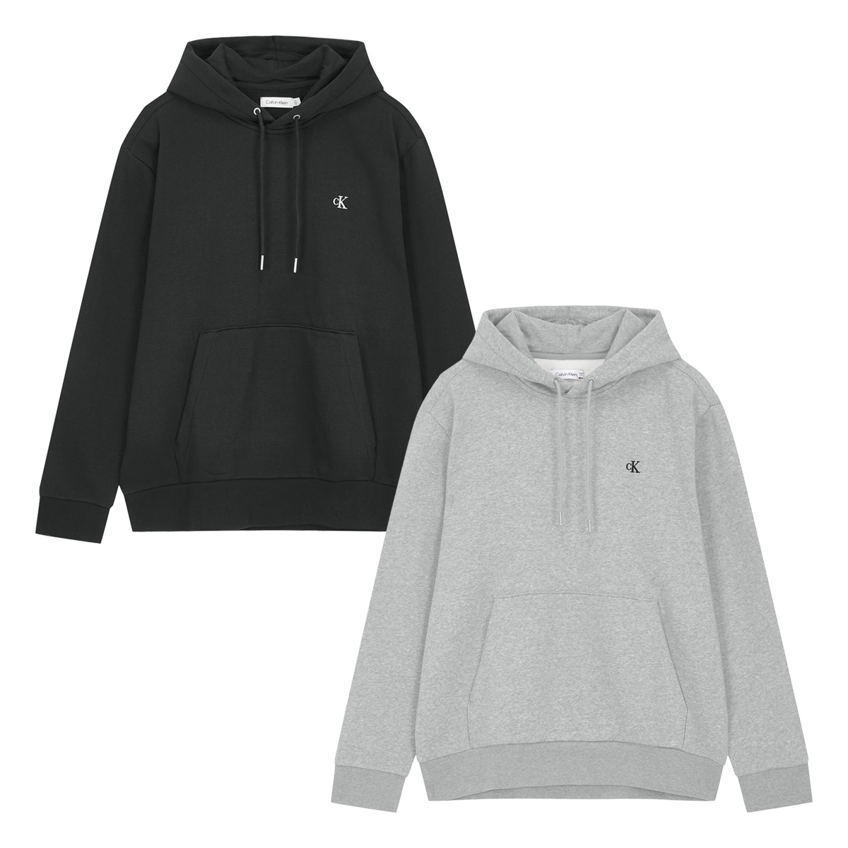 캘빈클라인 아카이브 플리스 후드긴팔 2컬러 택1