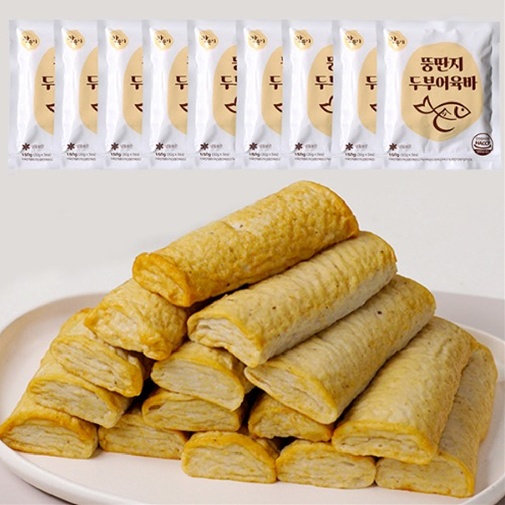 뚱딴지 두부 돼지감자 어묵바 150g x 8봉 + 1봉 무료증정
