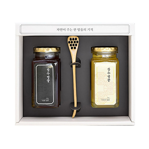 장수벌꿀 천연벌꿀 2종 세트/국산꿀