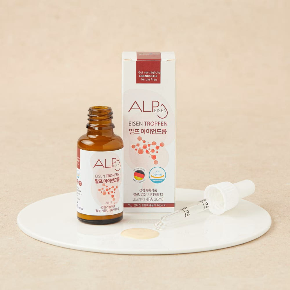 알프뉴트리션 무설탕 유아 어린이철분제 임산부철분 알프아이언드롭 철분영양제 30ml