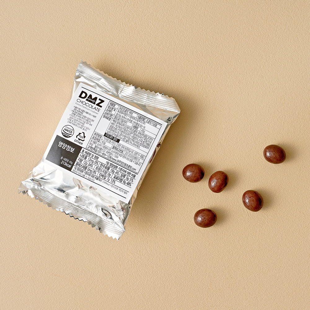 DMZ 삼각 초콜릿 백태 120g
