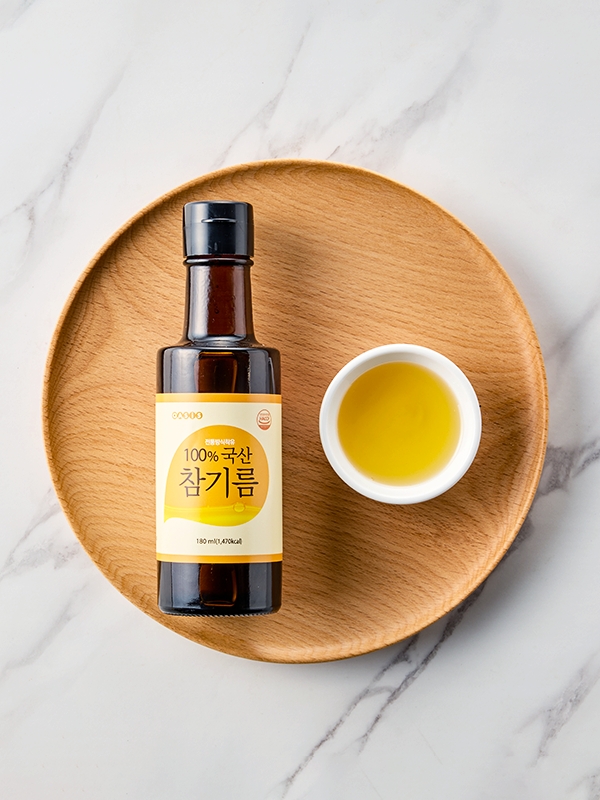 [입고예정]국산 참기름 180ml 대표이미지 섬네일