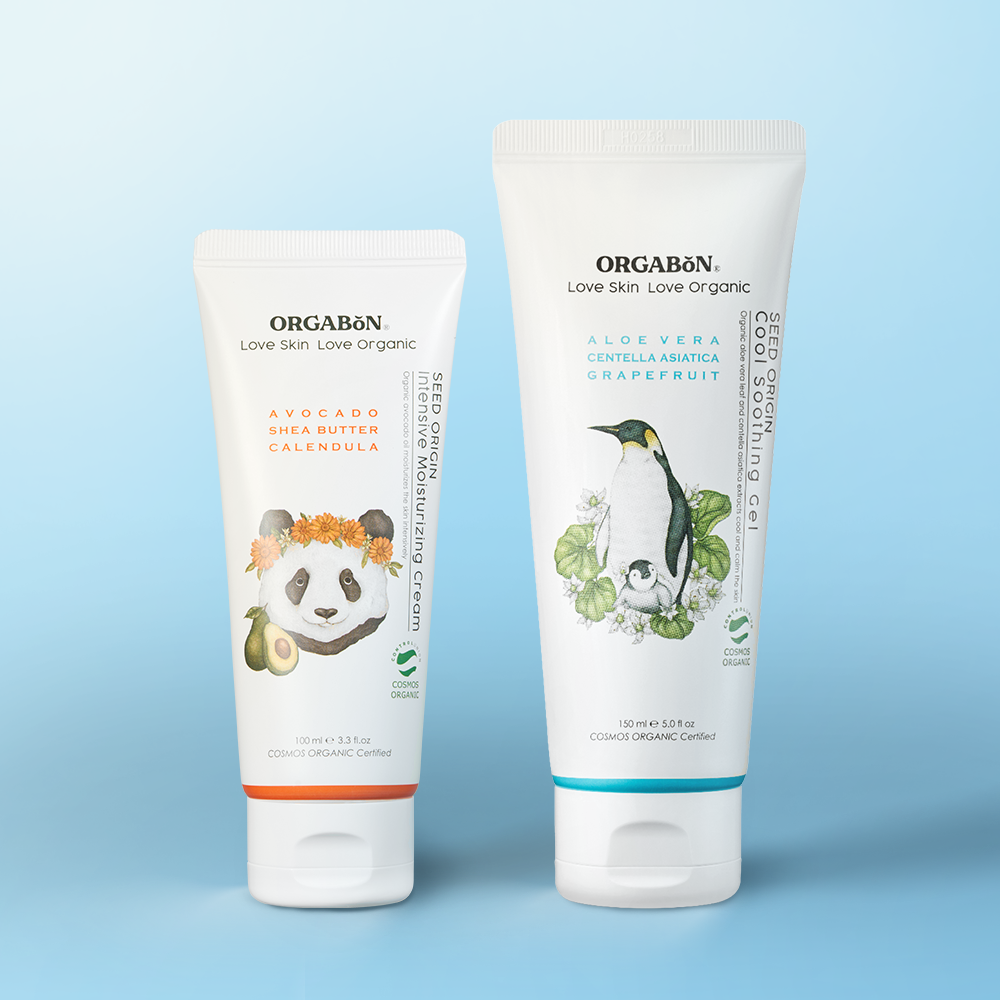 [세트할인] 오가본 유기농 아기 진정보습세트 (수딩젤200ml+보습크림100ml)