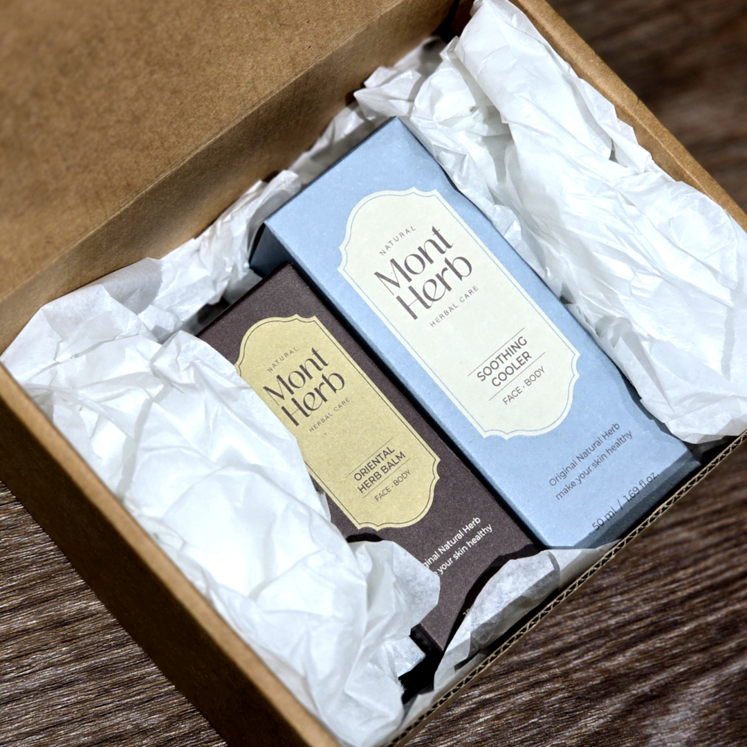 몽뜨허브 진액밤+아토수딩쿨러 세트