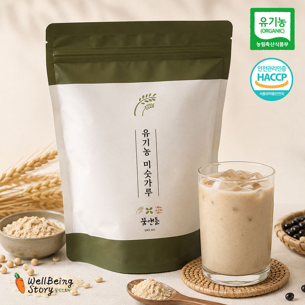 꿈앤들 국내산 유기농 미숫가루 (500g)