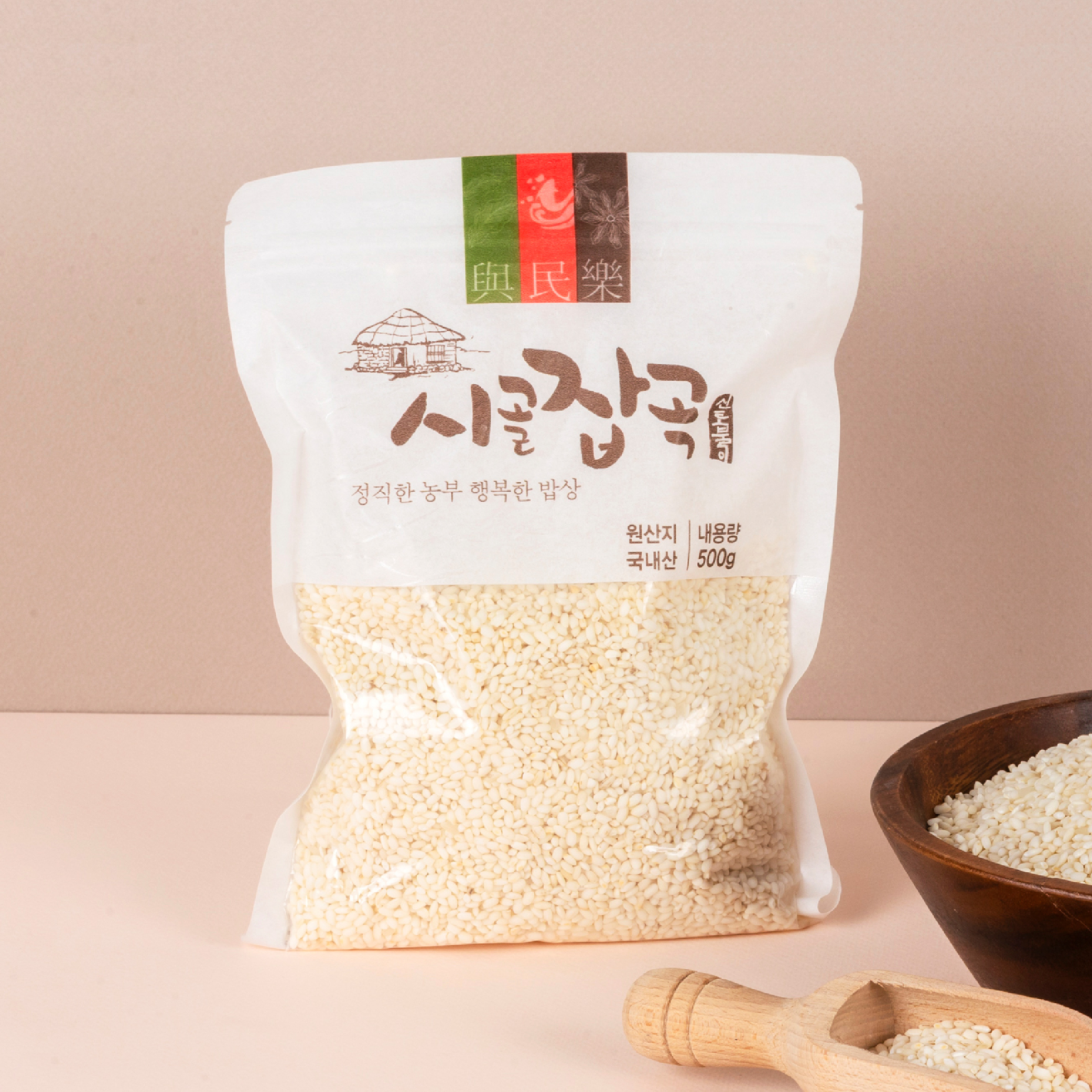 국산 찹쌀 500g 콩사랑영농조합