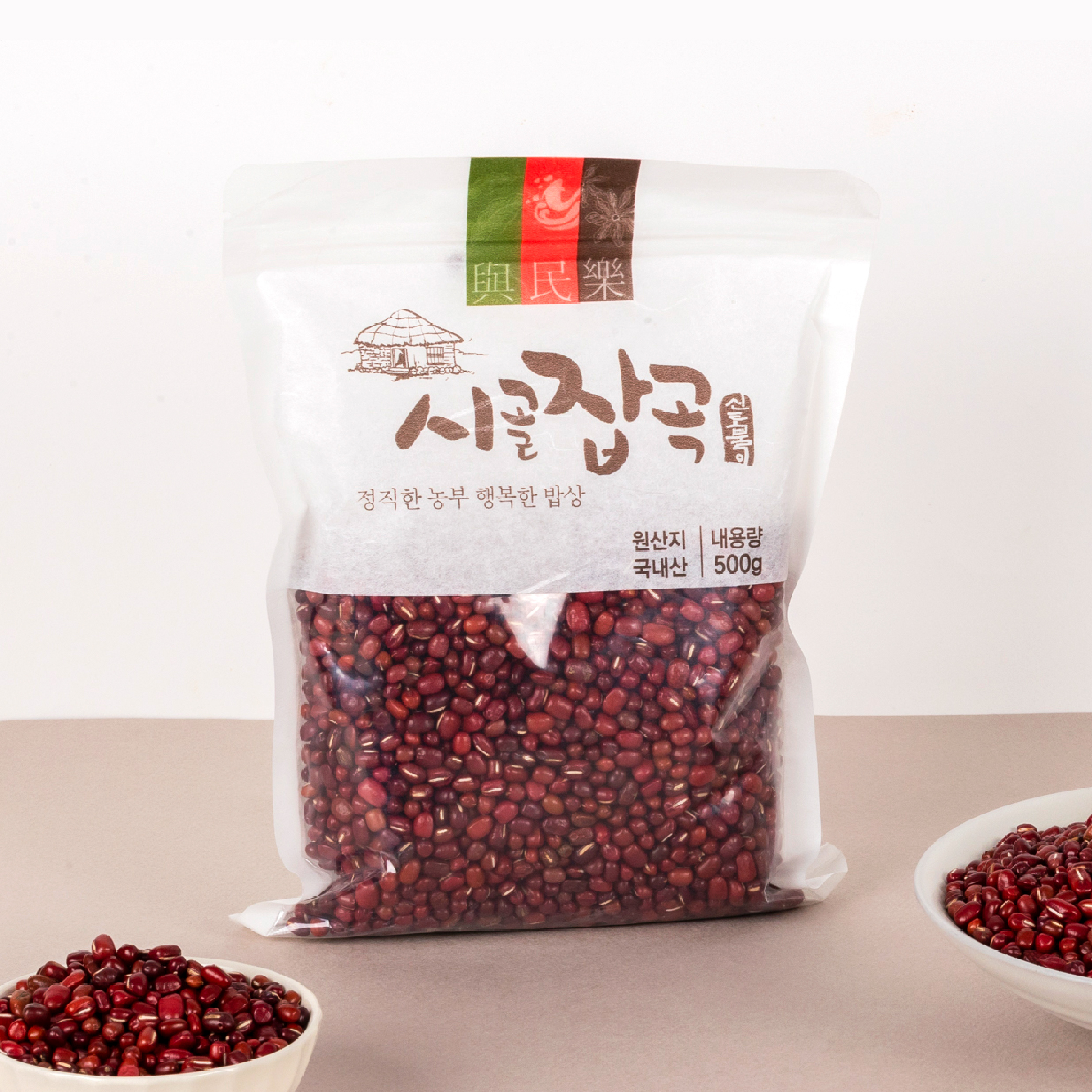 국산 팥 적두 500g 콩사랑영농조합