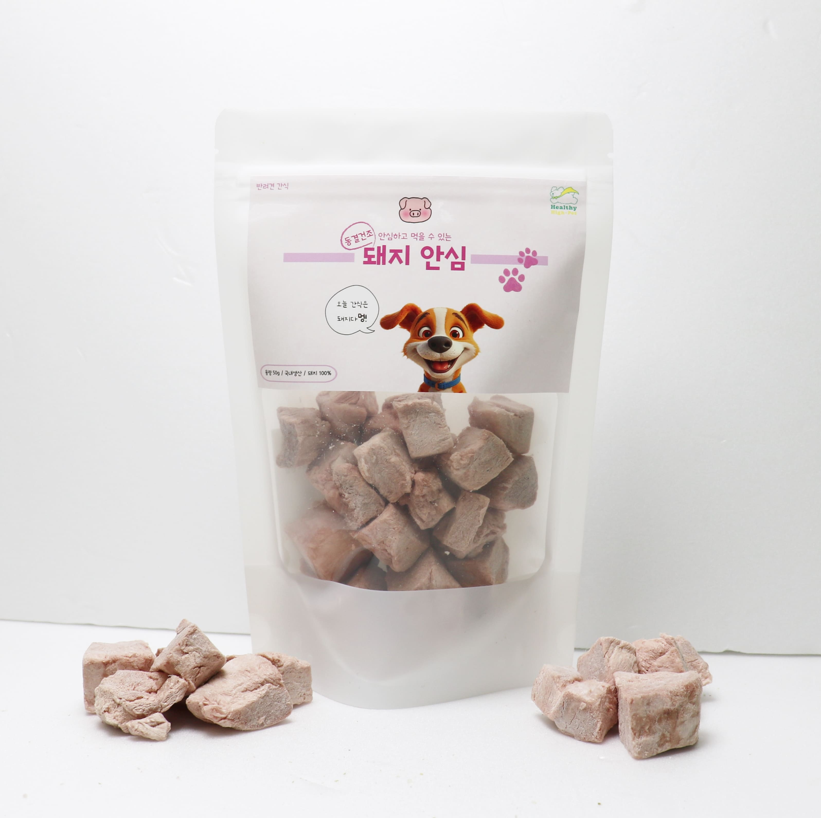 헬시하이펫 강아지 동결건조 간식 돼지 안심, 50g 대표이미지 섬네일