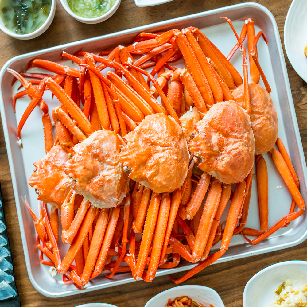 국내산 후포리 자숙 박달홍게 대 4kg (8-10미) 산지직송 수율 중등급 살 꽉 찬 홍게