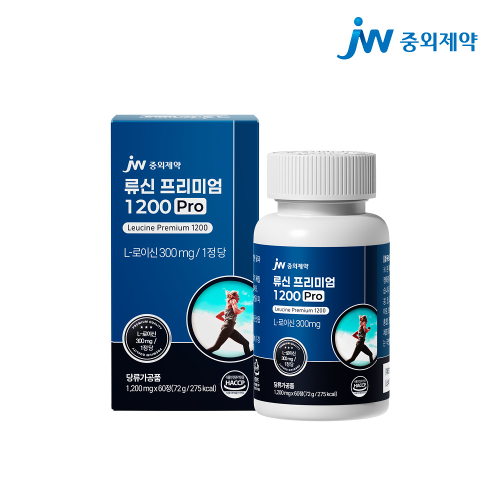 JW중외제약 류신 프리미엄 1200 Pro 1200mg × 60정 대표이미지 섬네일