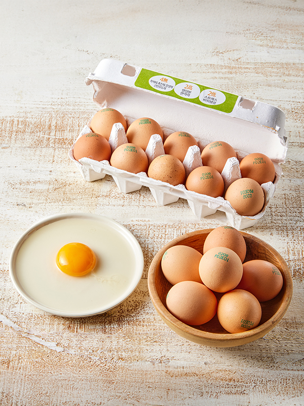 완전방사 무항생제 유정란 (10구)