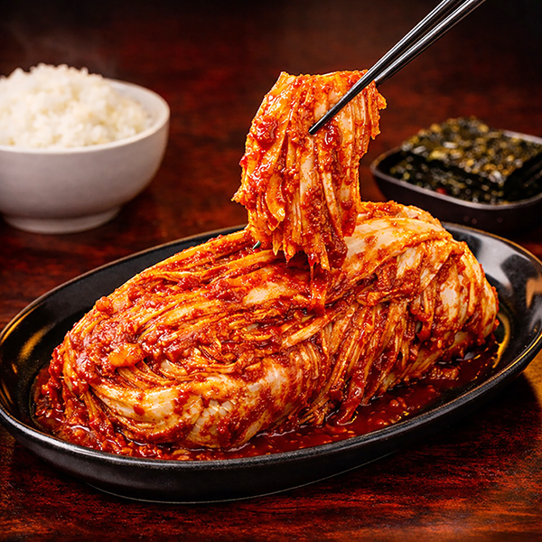 국산 배추로 담근 깔끔한 맛 회룡포 배추김치