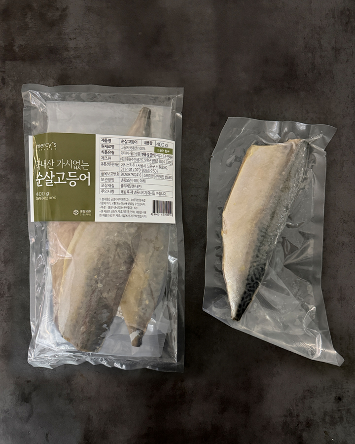 [머시스 키친] 국내산 자연산 손질고등어 400g