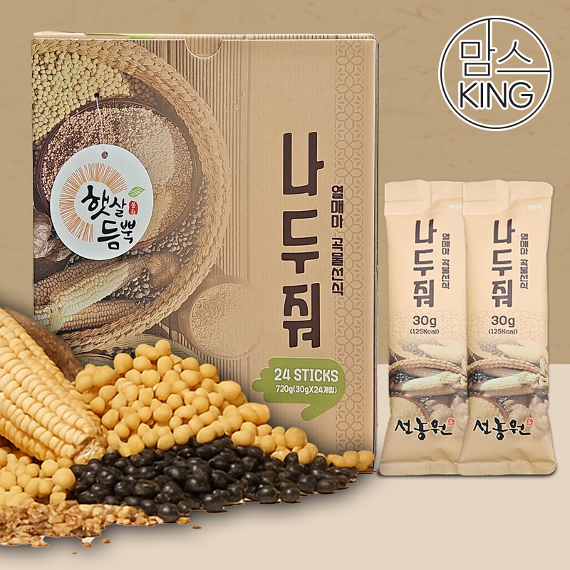 [맘스킹] 선농원 열매마 곡물선식 나두줘 스틱선식 30g