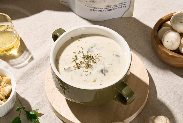 [포케올데이] 저당 단호박 스프 / 저당 양송이 스프 250g 택 1