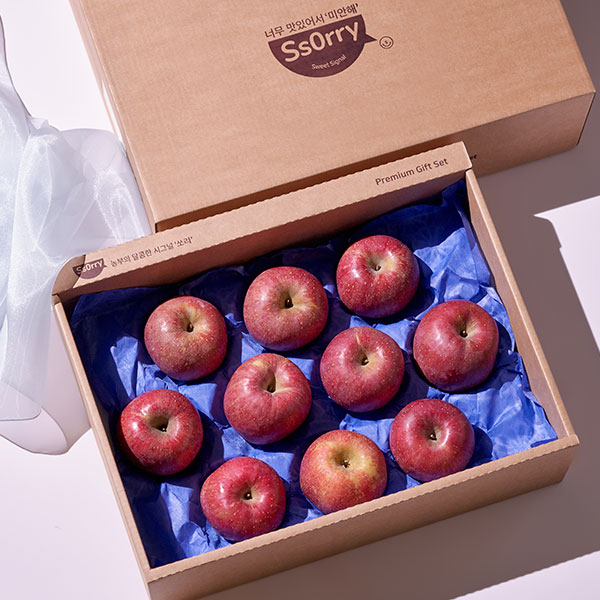 [설선물 마음전송]GAP 저탄소 사과세트1호 (9~12입/4.2kg내외) 대표이미지 섬네일