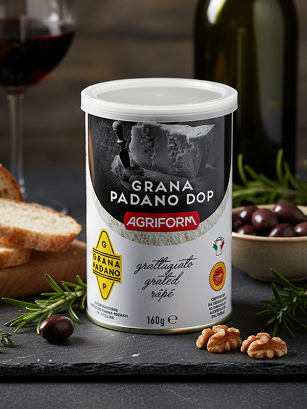이탈리아 그라나 파다노 그레이티드 틴/가루타입 160g