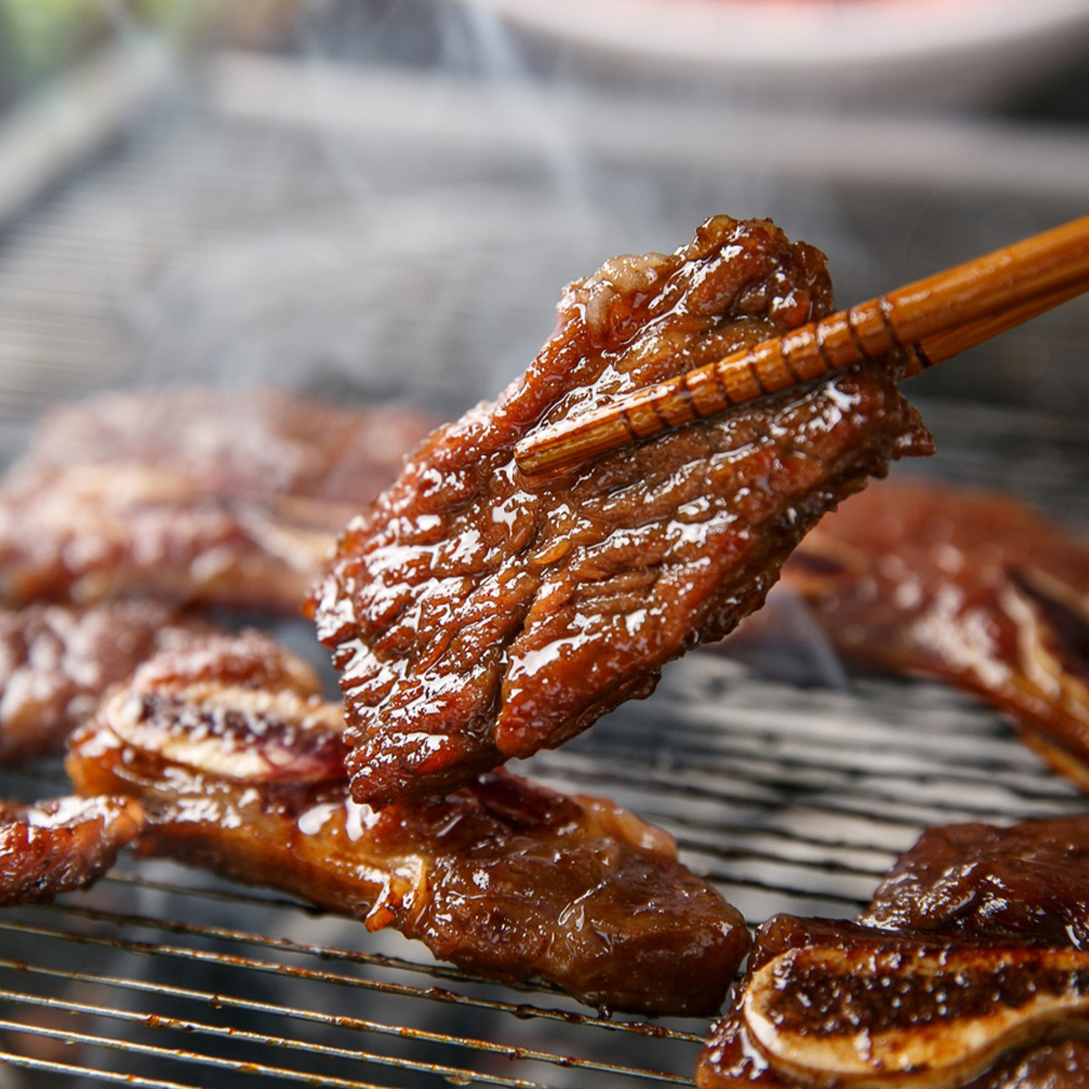 감귤과즙 숙성으로 깊은 감칠맛 양념 LA갈비 500g