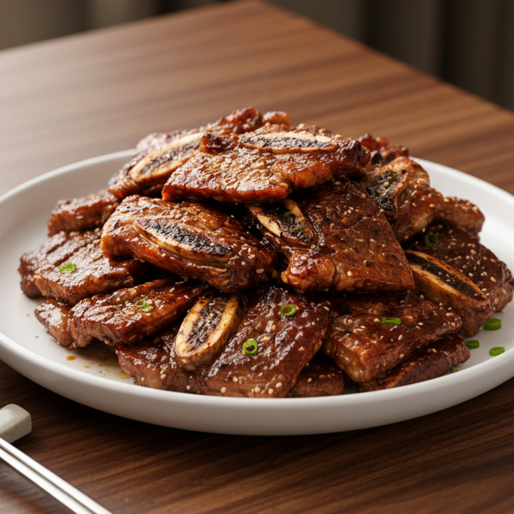 감귤과즙 숙성으로 깊은 감칠맛 양념 LA갈비 500g