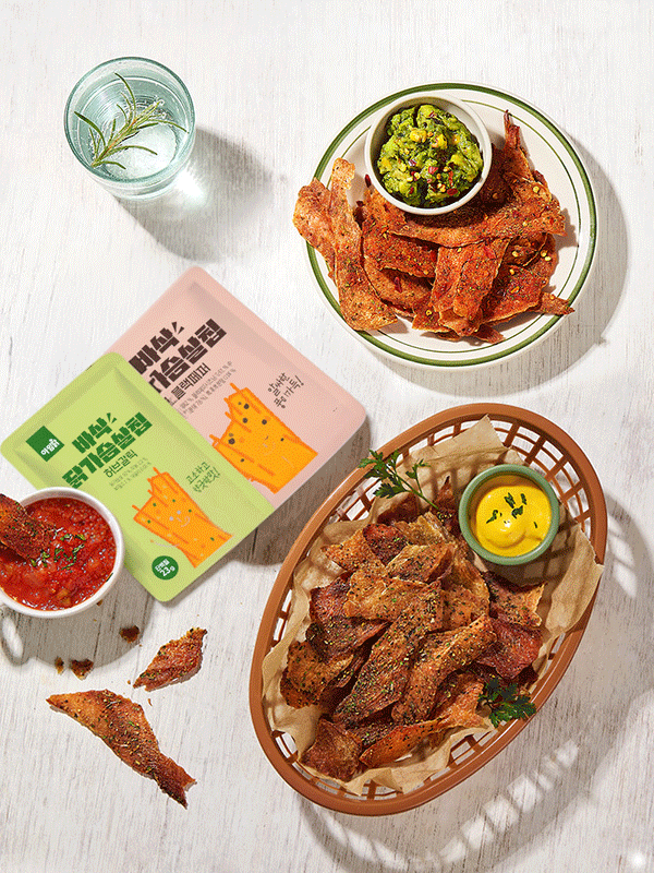 바삭 닭가슴살칩 2종 (30g×10팩)