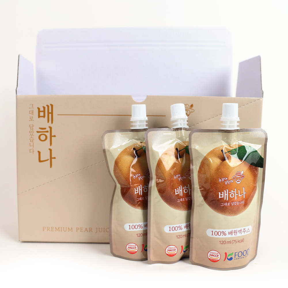 순수 리얼 배주스 배하나 120ml x 10팩 대표이미지 섬네일
