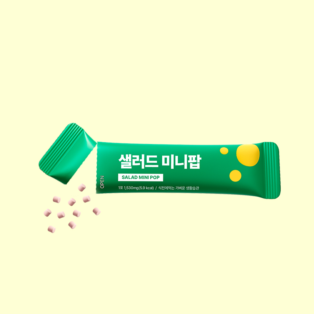 하루 한포 식전 식이섬유 샐러드 미니팝 1,530mg x 30포
