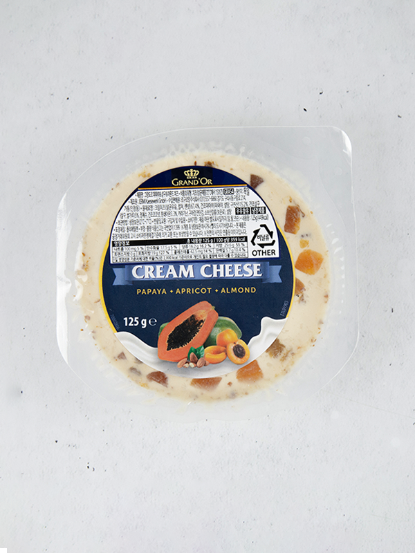 그랑도르 파파야&아프리콧&아몬드 크림치즈125g