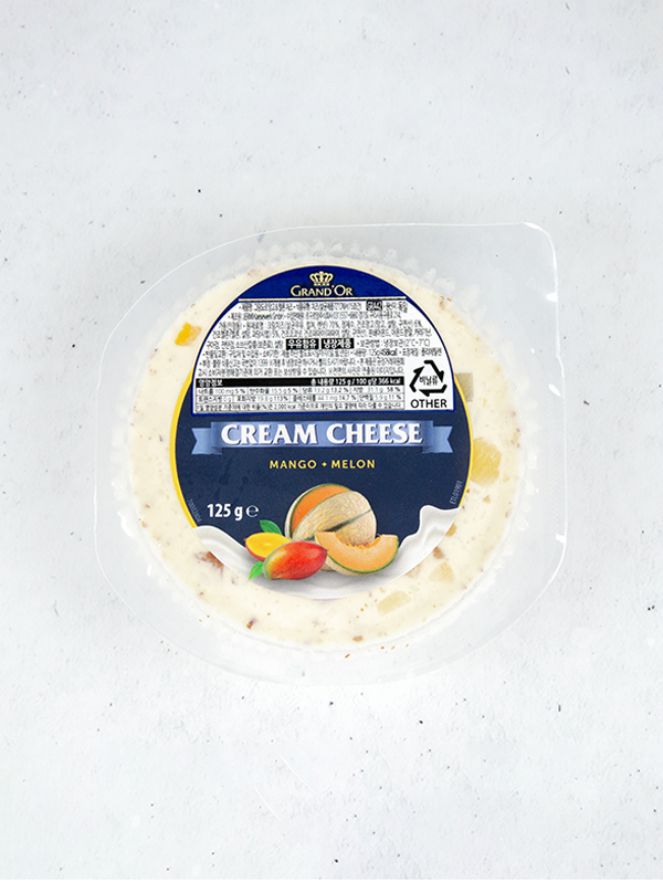 그랑도르 멜론&망고 크림치즈125g