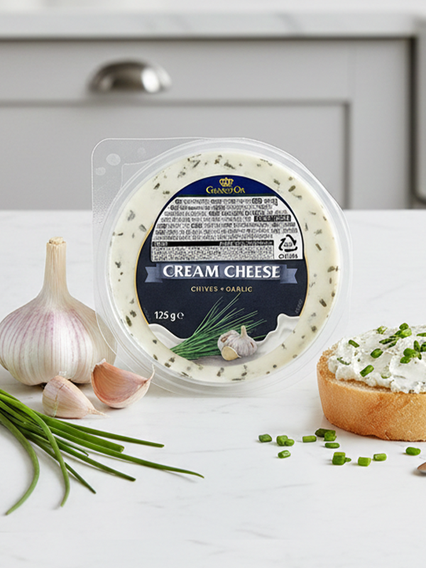 그랑도르 차이브&갈릭 크림치즈125g