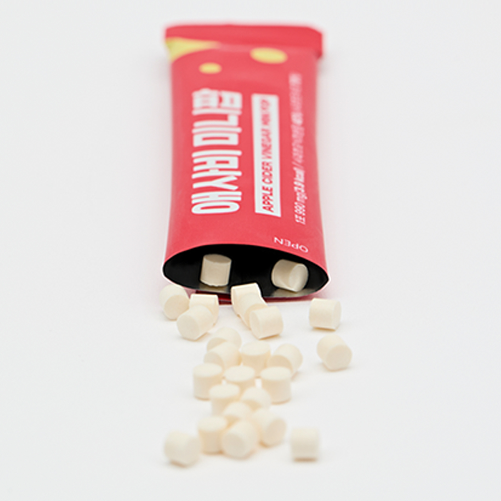 하루 한포 식후 애사비 미니팝 애플사이다비니거 사과 초모 990mg x 30포