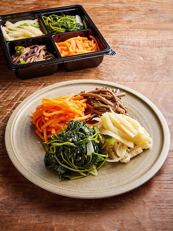 [신상품] 오아시스 비빔나물 4종(100% 국내산 나물, 참기름, 깨소금)-280g