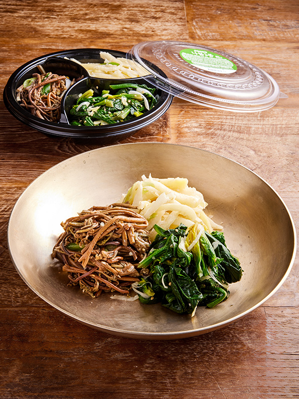 [신상품] 오아시스 모둠나물 3종(100% 국내산 나물, 참기름, 깨소금)-300g 대표이미지 섬네일